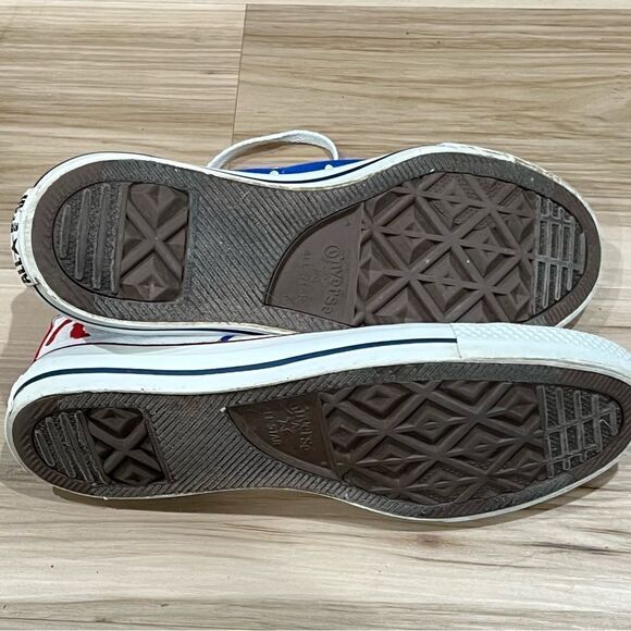 Converse Buffalo Bills Buffalo Sabres Hand Painted Shoes Men’s 7 Women’s 8.5 - Picture 6 of 7